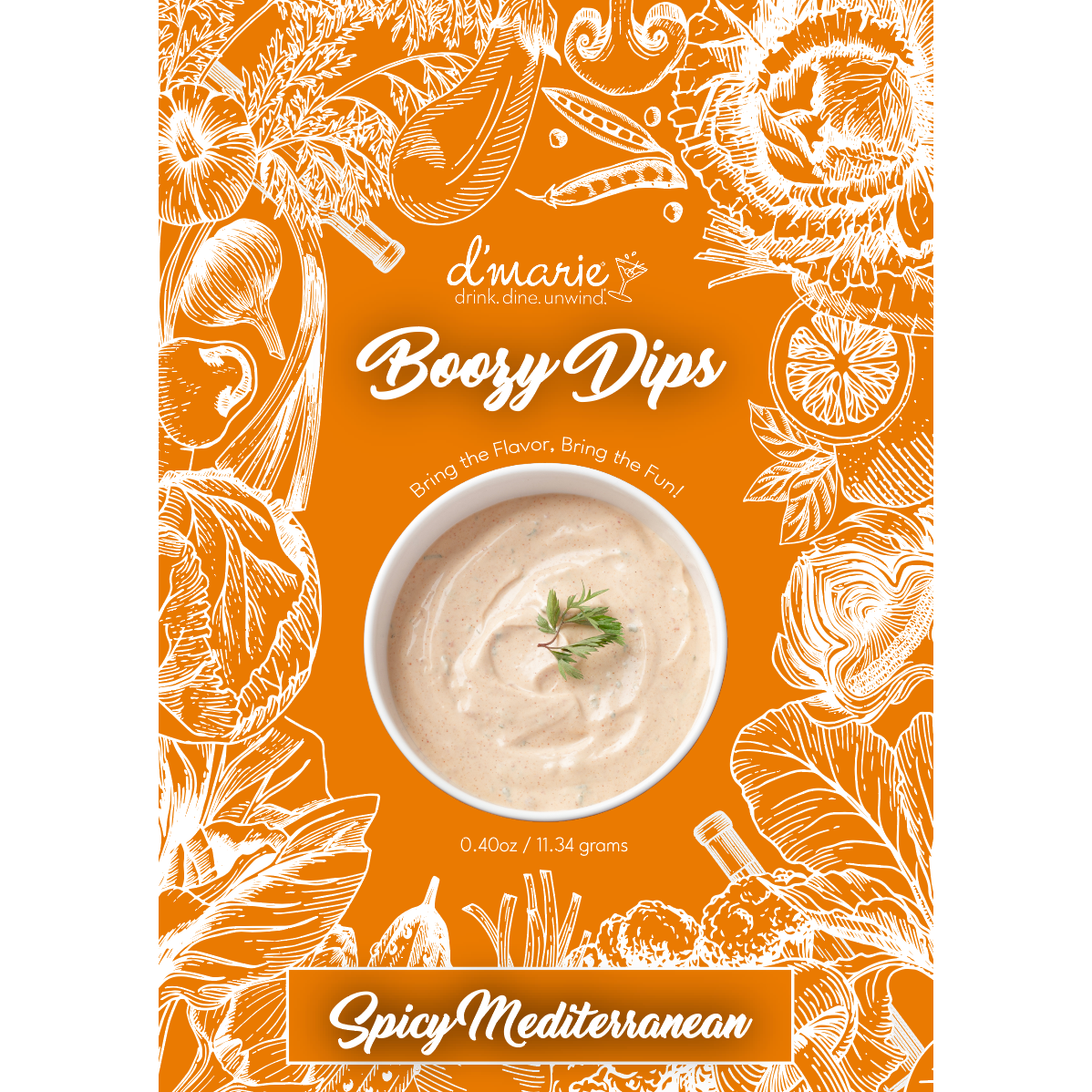 Boozy Mediterranean Dip