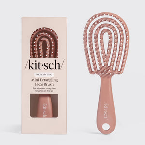 Mini Detangling Flexi Brush - Terracotta