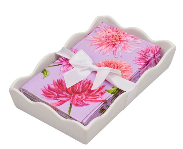 Guest Towel Tray Set  - Dahlia