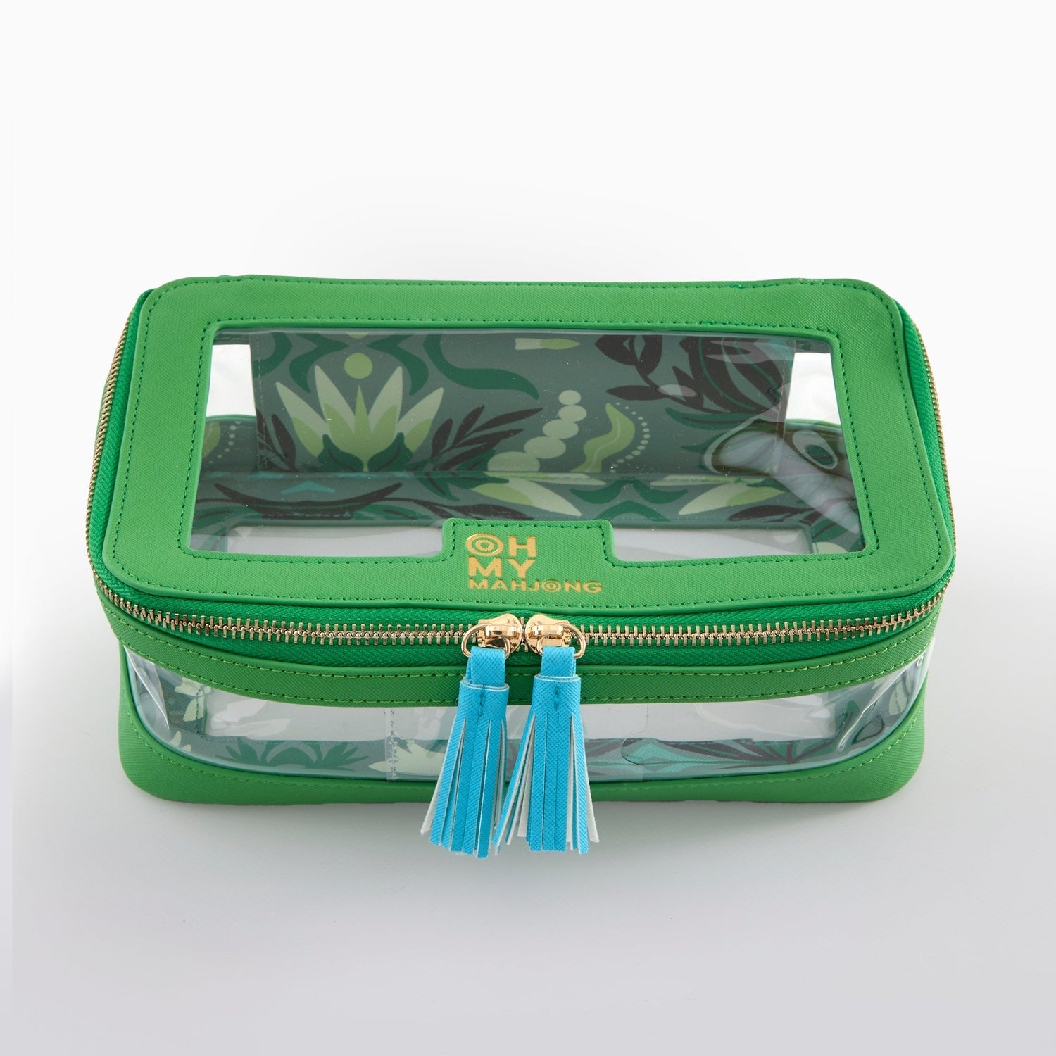 Green Mahjong Tile Storage Bag