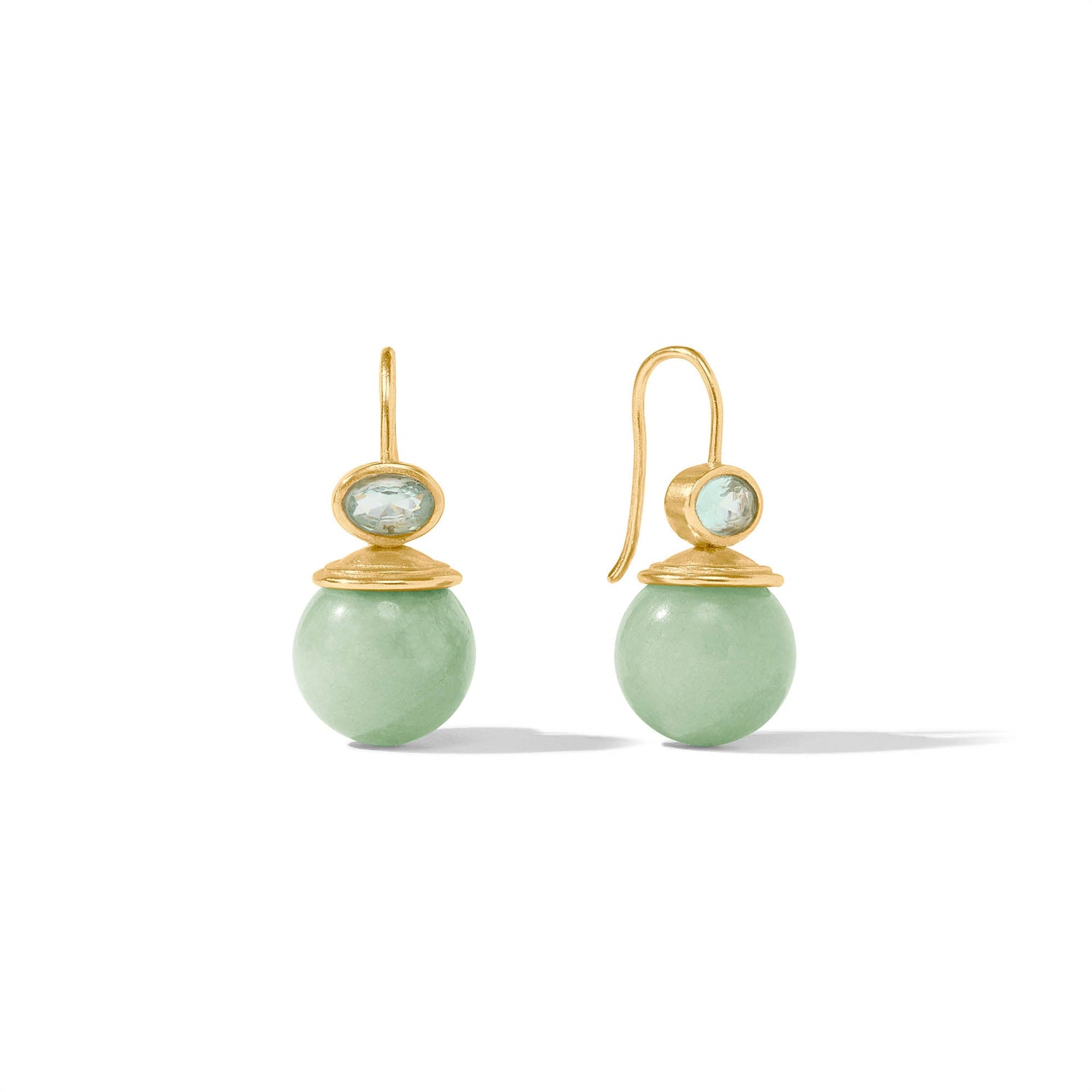 Portofino Demi Earring / Aqua Jade