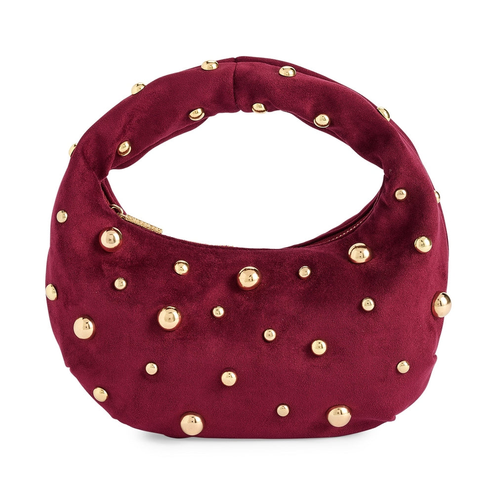 Sophia Top Handle Bag - Wine