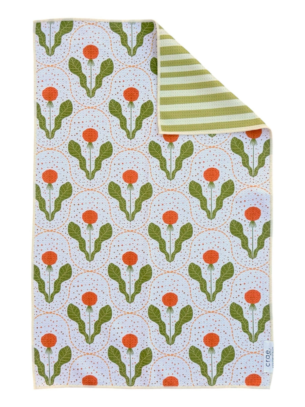 Sprout and Stripe Hand Towel
