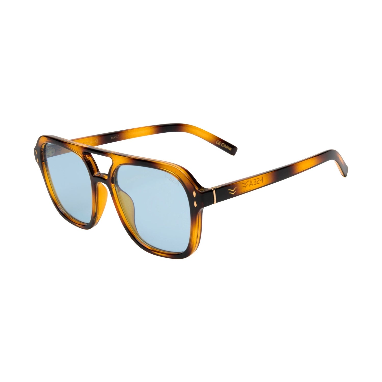 Monaco Sunglass - Tiger/Ocean