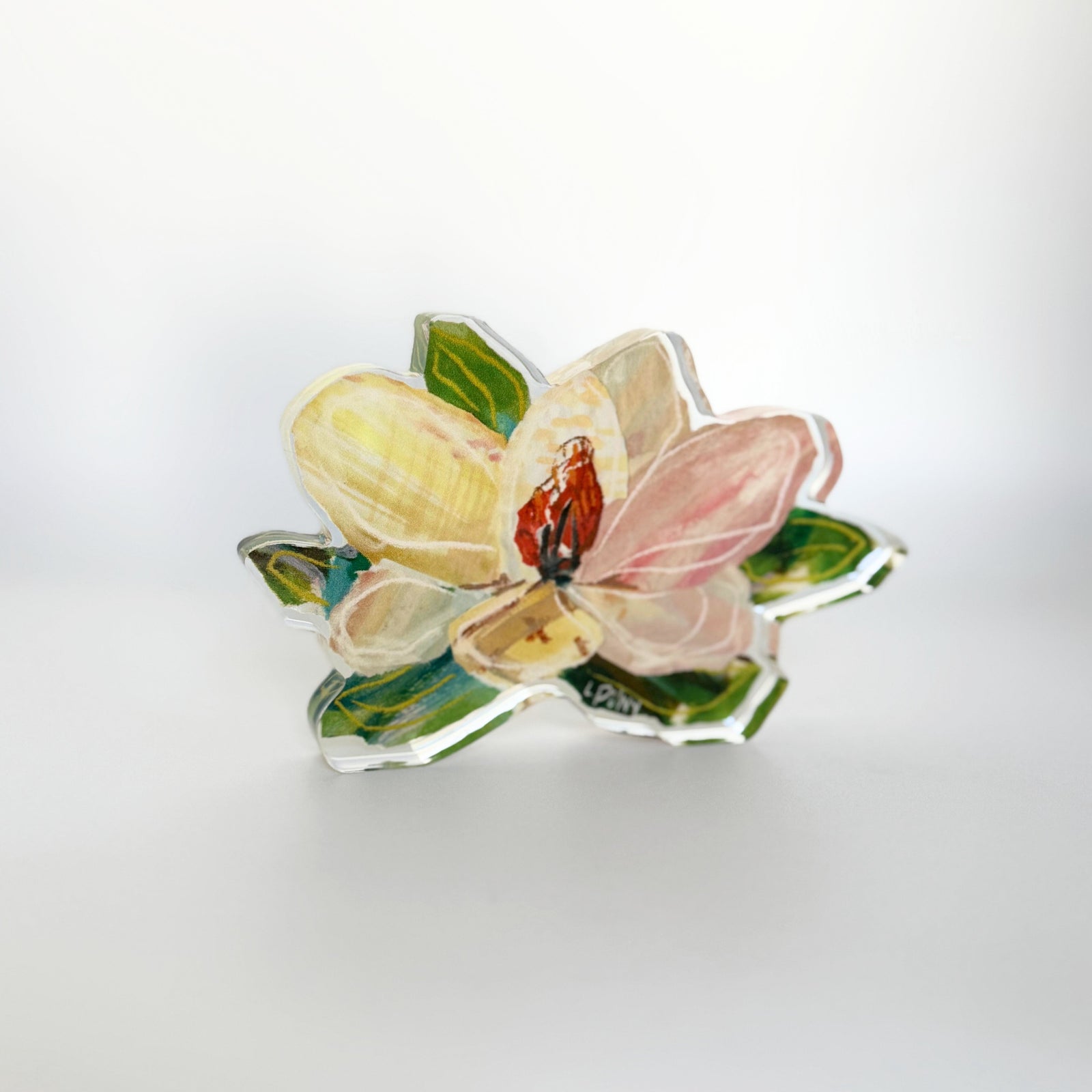 Magnolia Acrylic Bloom