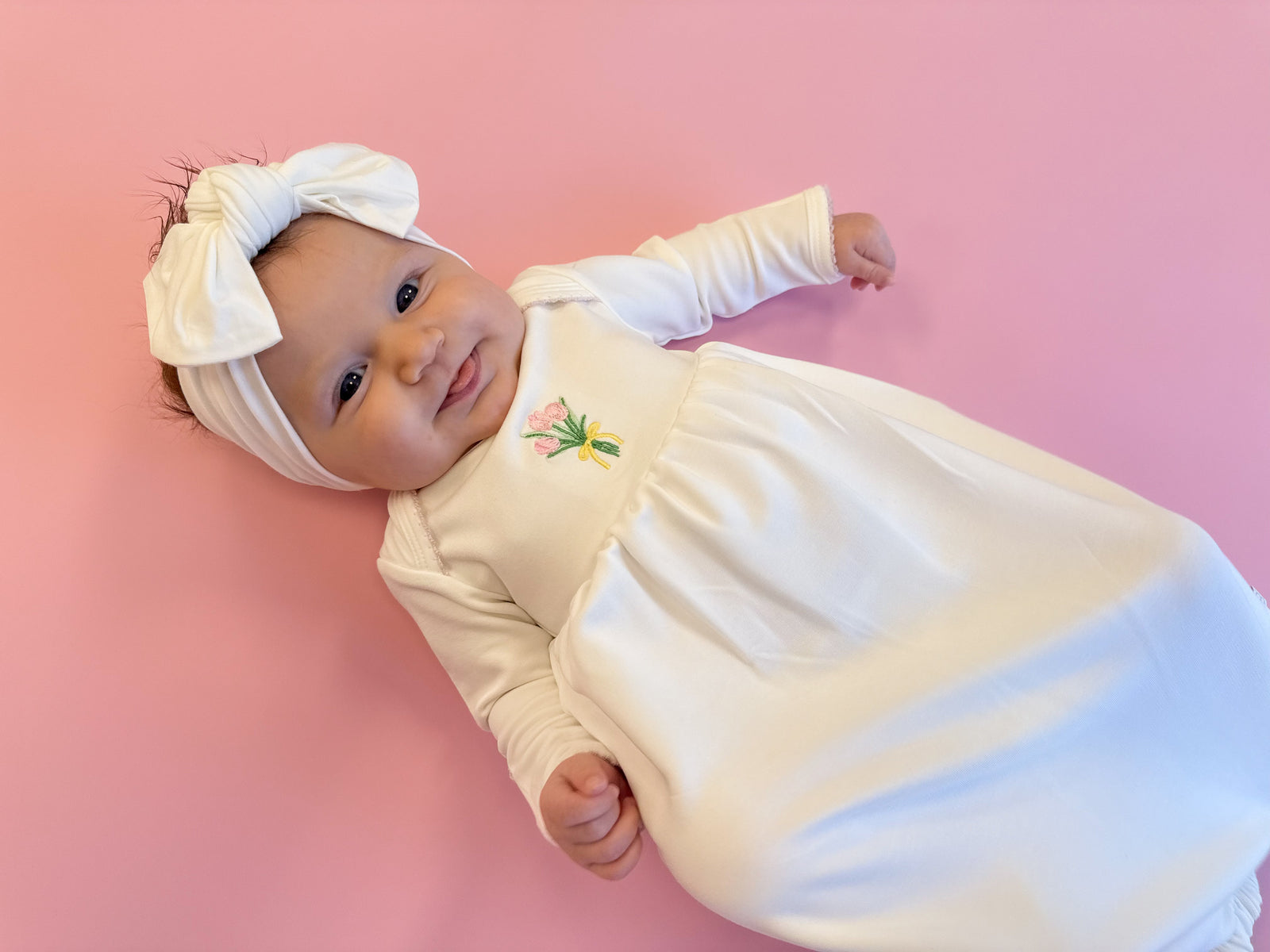 Pip Gown - Fancy Tulip - NB