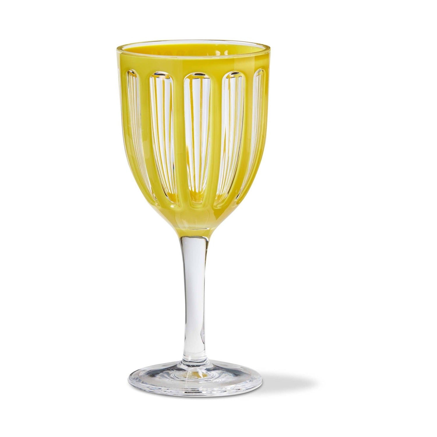 Villa Acrylic All Purpose Wine Glass - Yellow