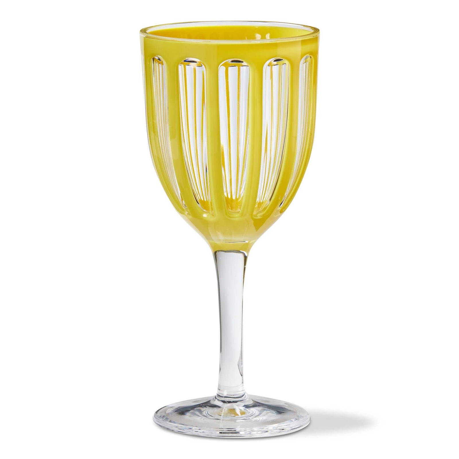 Villa Acrylic All Purpose Wine Glass - Yellow
