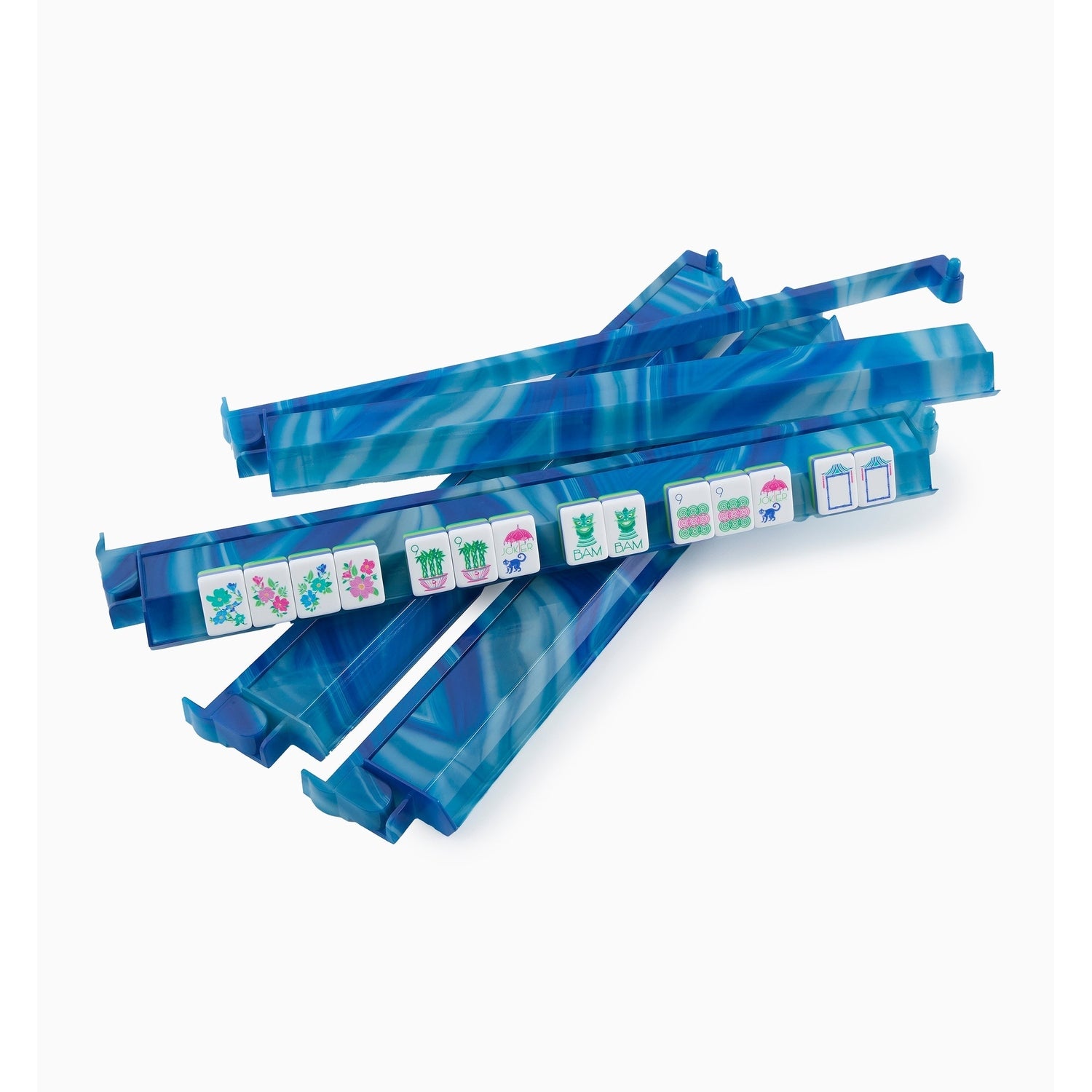 Blue Lace Agate Rack and Pusher Set