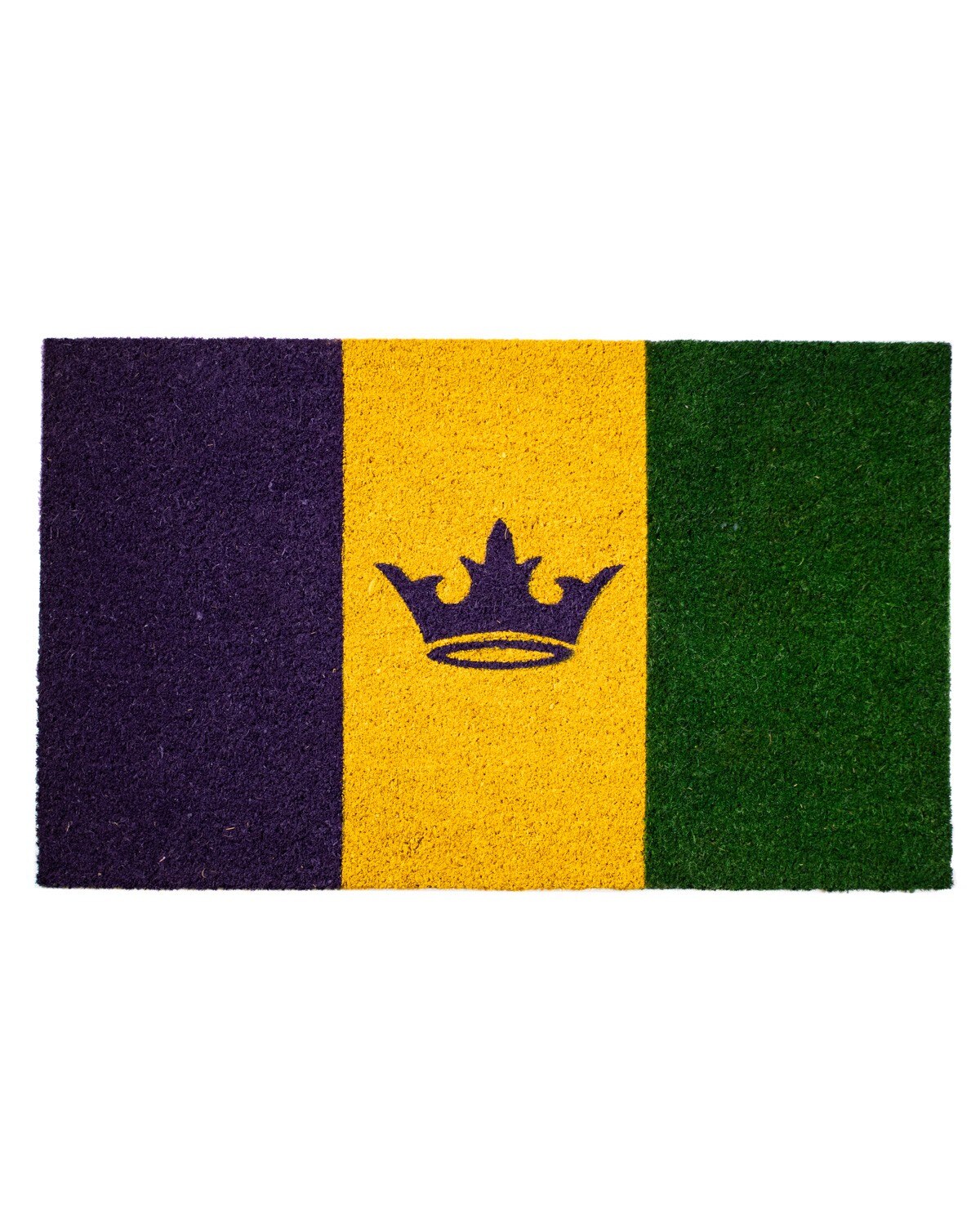 Mardi Gras Flag Coir Doormat