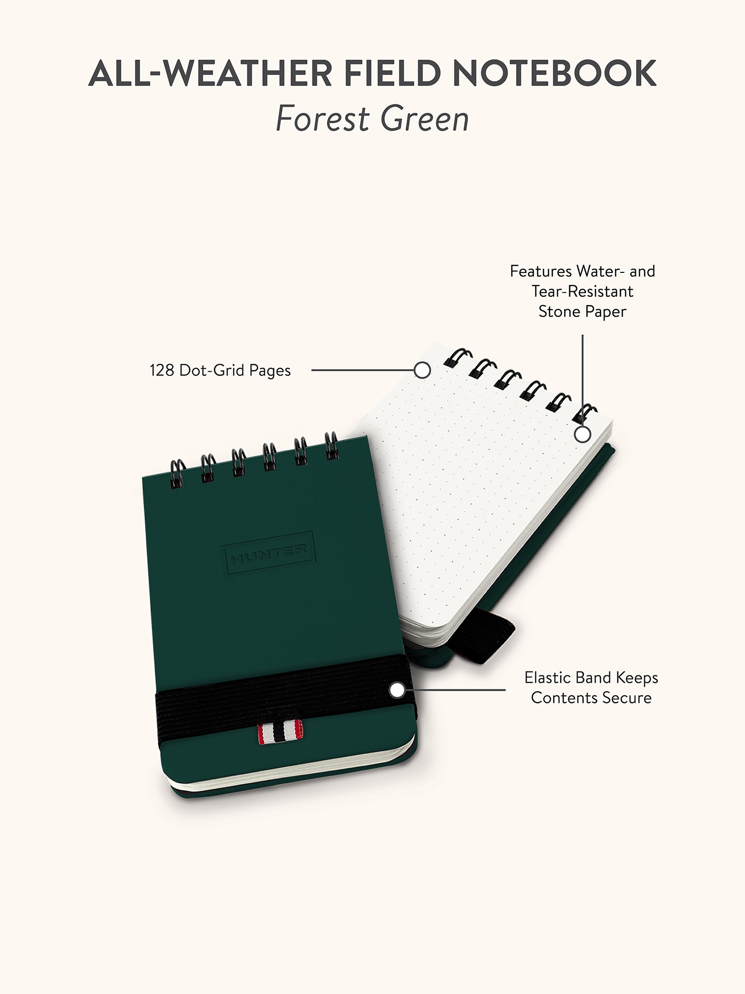 Forest Green All-Weather Field Book