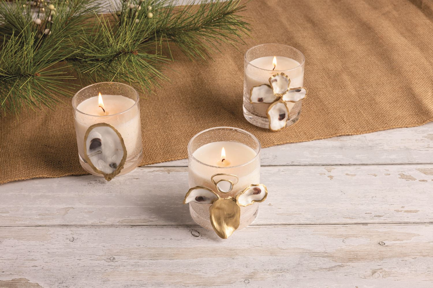 Bubble Glass Sea Candle