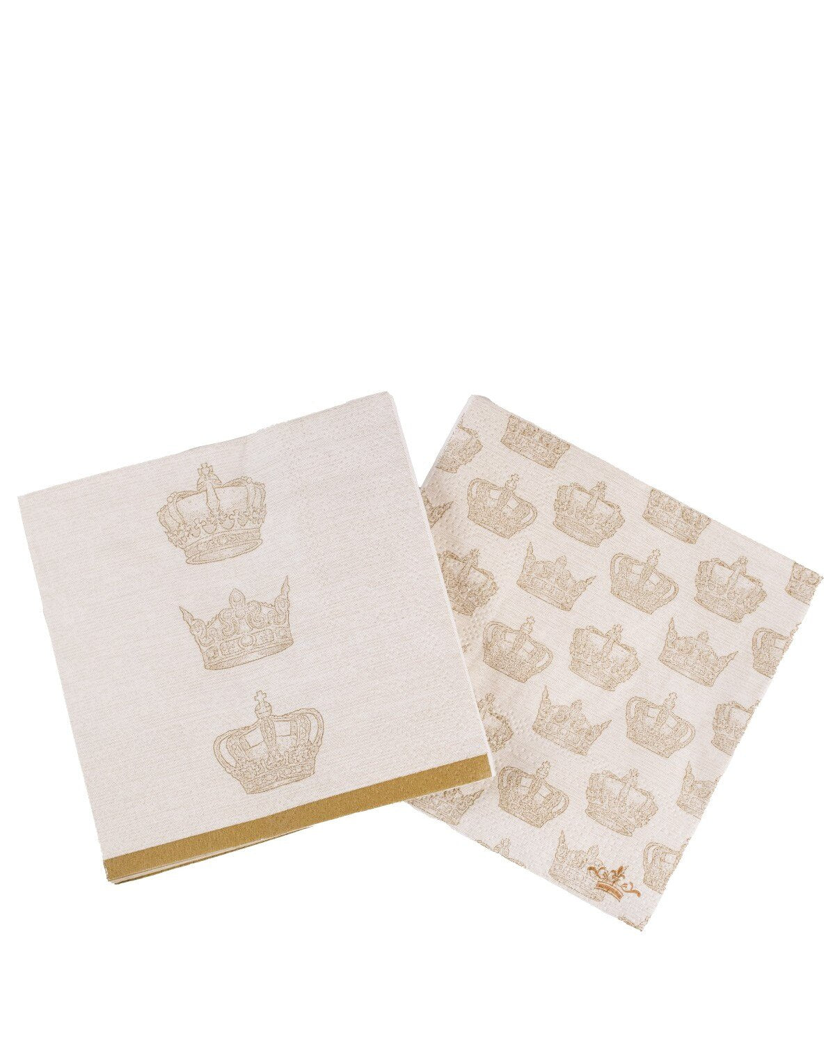 Elizabeth Crown Cocktail Napkins (Pack of 20)