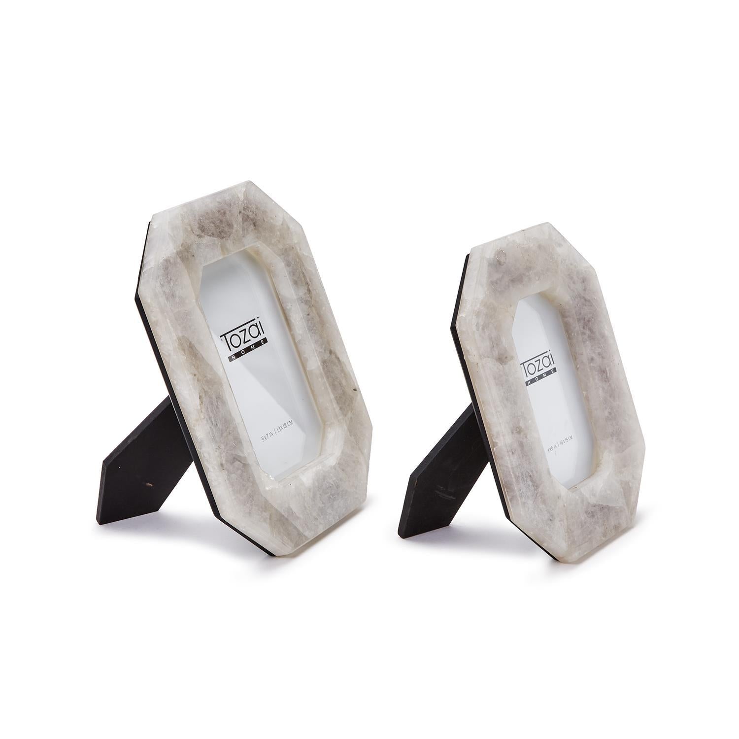 White Quartz Photo Frame