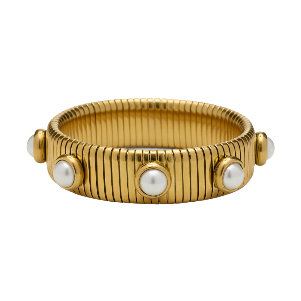 Pearl Tube Bracelet