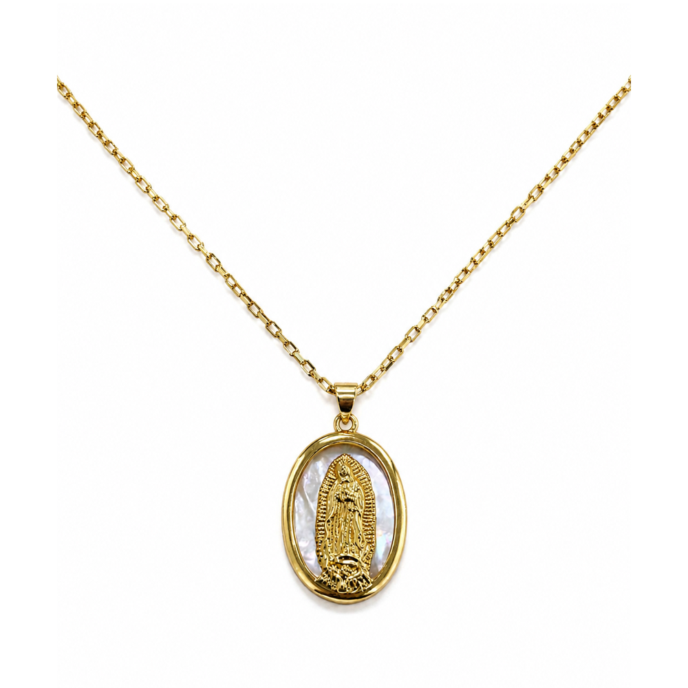 Mother of Pearl Virgin Mary