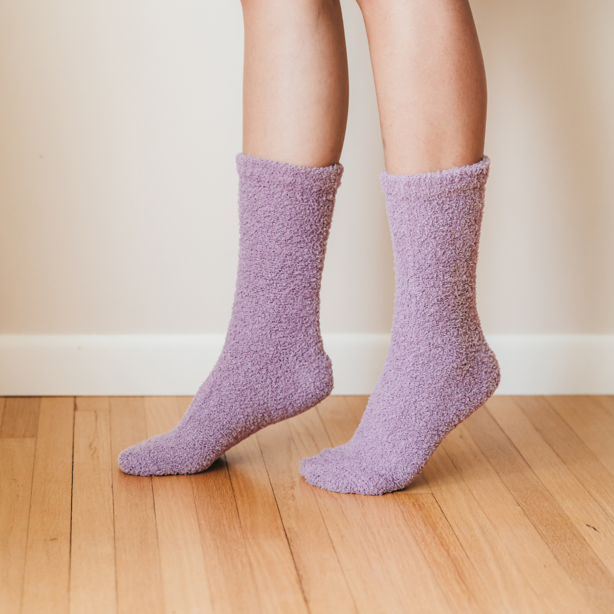 Cozy Cloud Socks - Orchid Purple