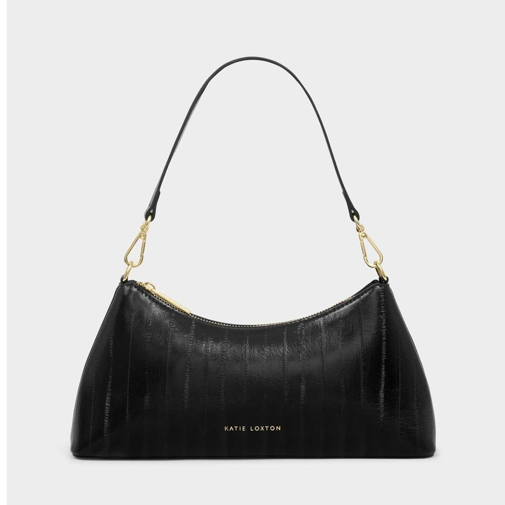 Miley Small Shoulder Bag - Black Eel