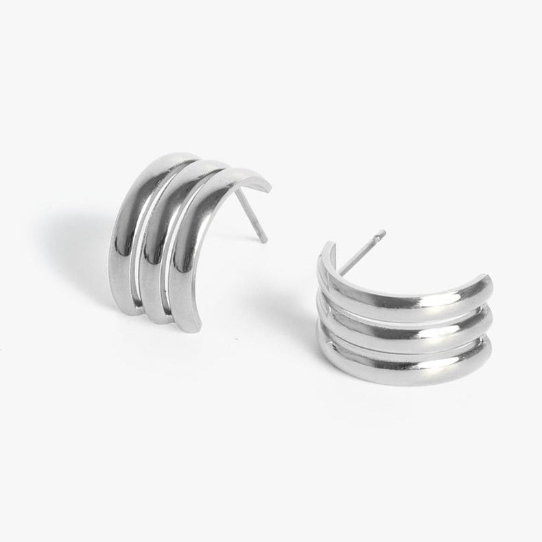 Petra Hoops - Silver