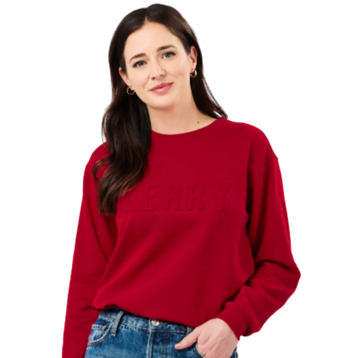 Merry Tonal Sweatshirt