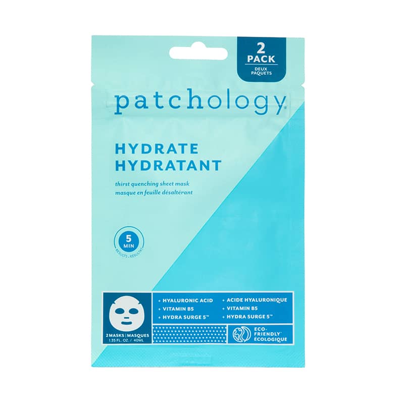 Patchology Hydrate sheet mask two pack