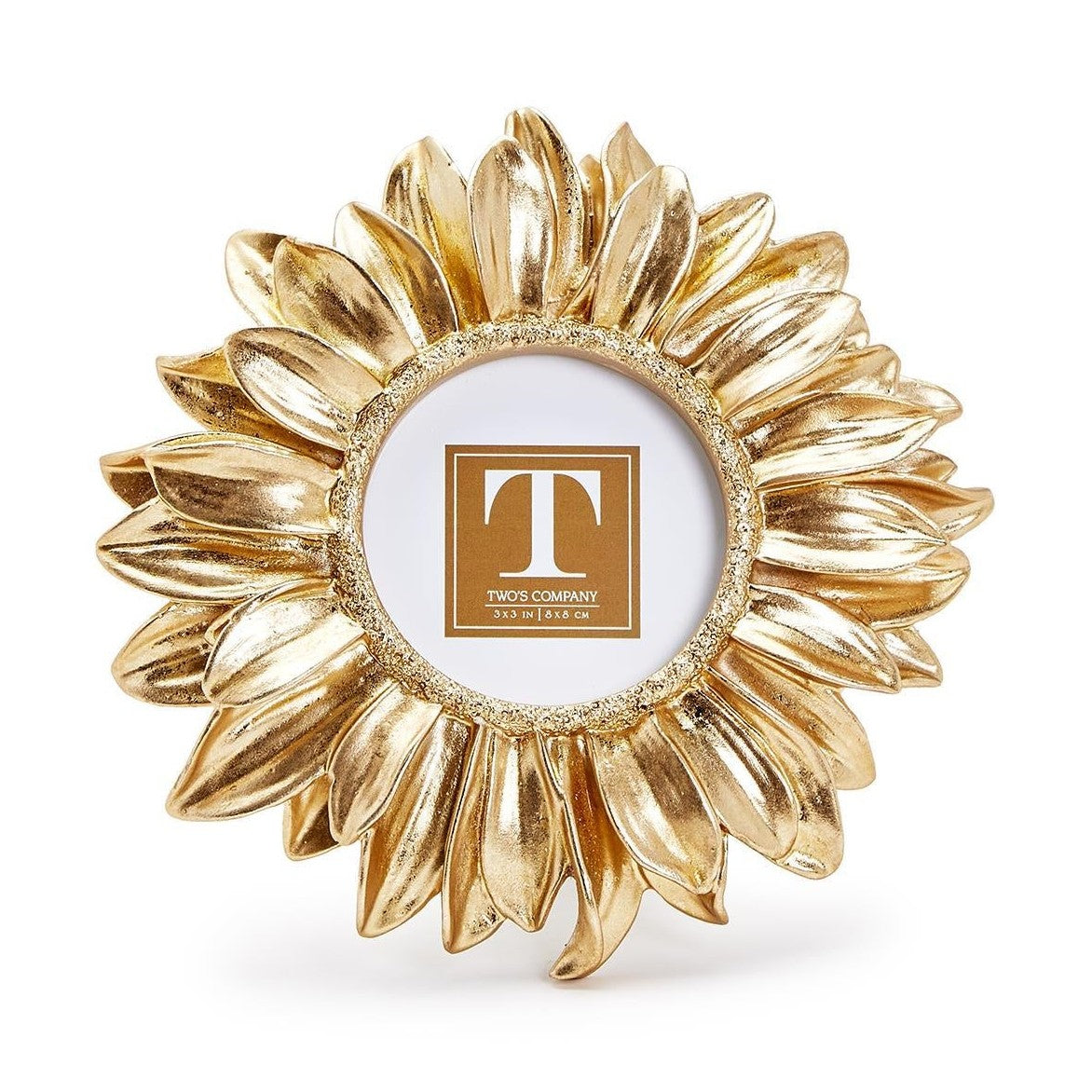 Gold Sunflower 3x3 Frame