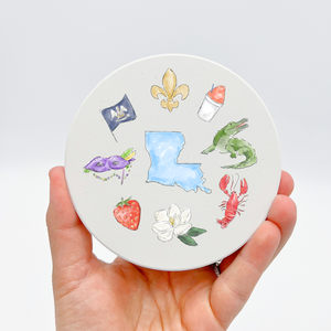 Louisiana Icons Coaster