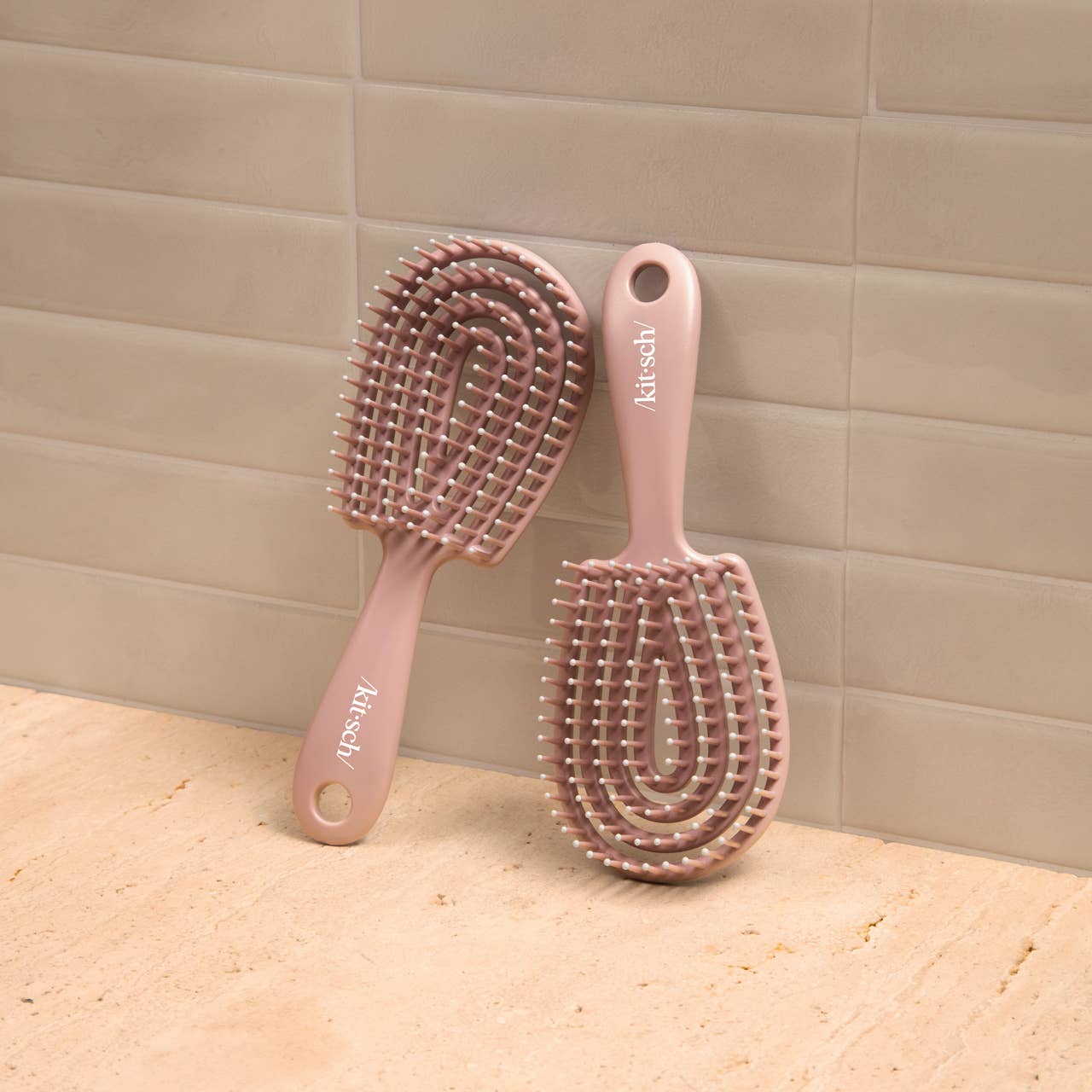 Mini Detangling Flexi Brush - Terracotta