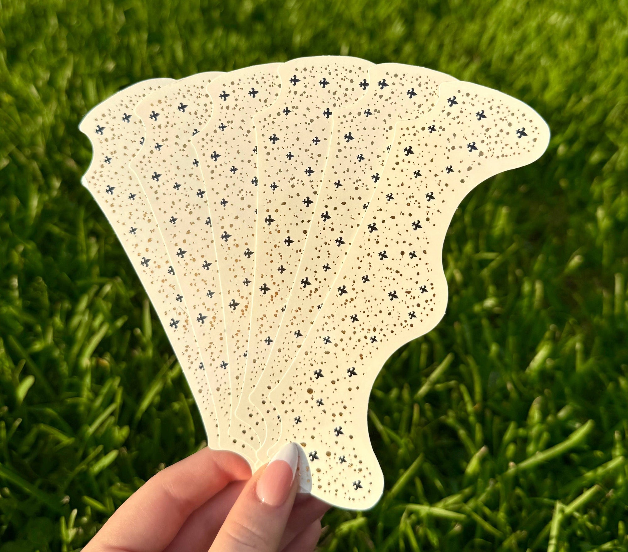 Black and Gold Face Sparkles