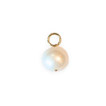 Gold Pearl Charm