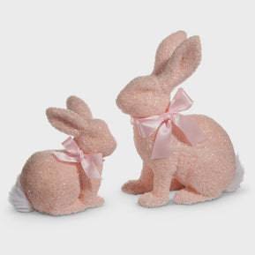 Pink Beaded Bunnies - Short