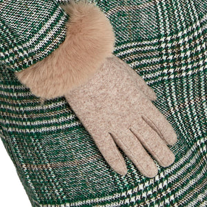 Gloves w/Fur Cuff