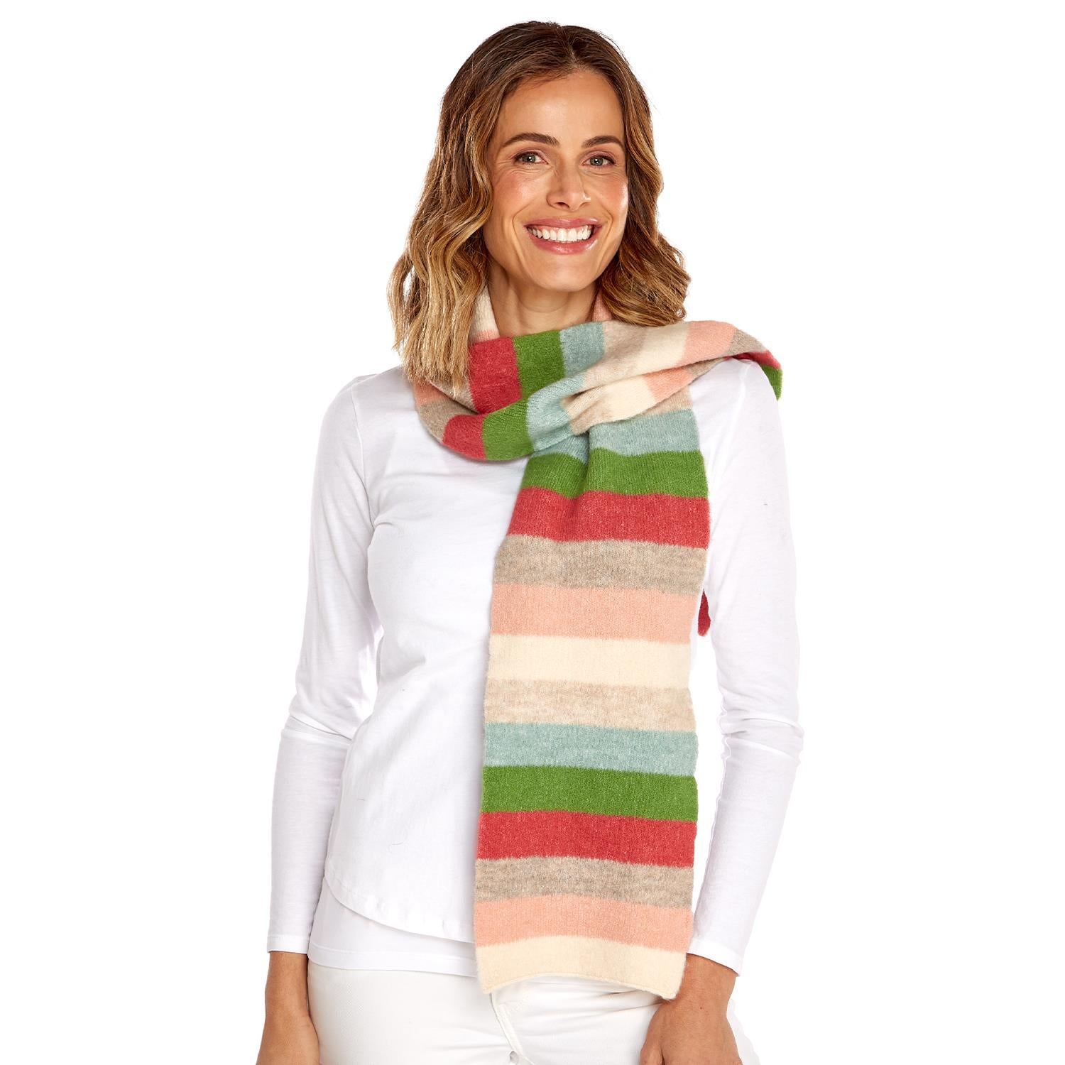 Slim Stripe Scarf