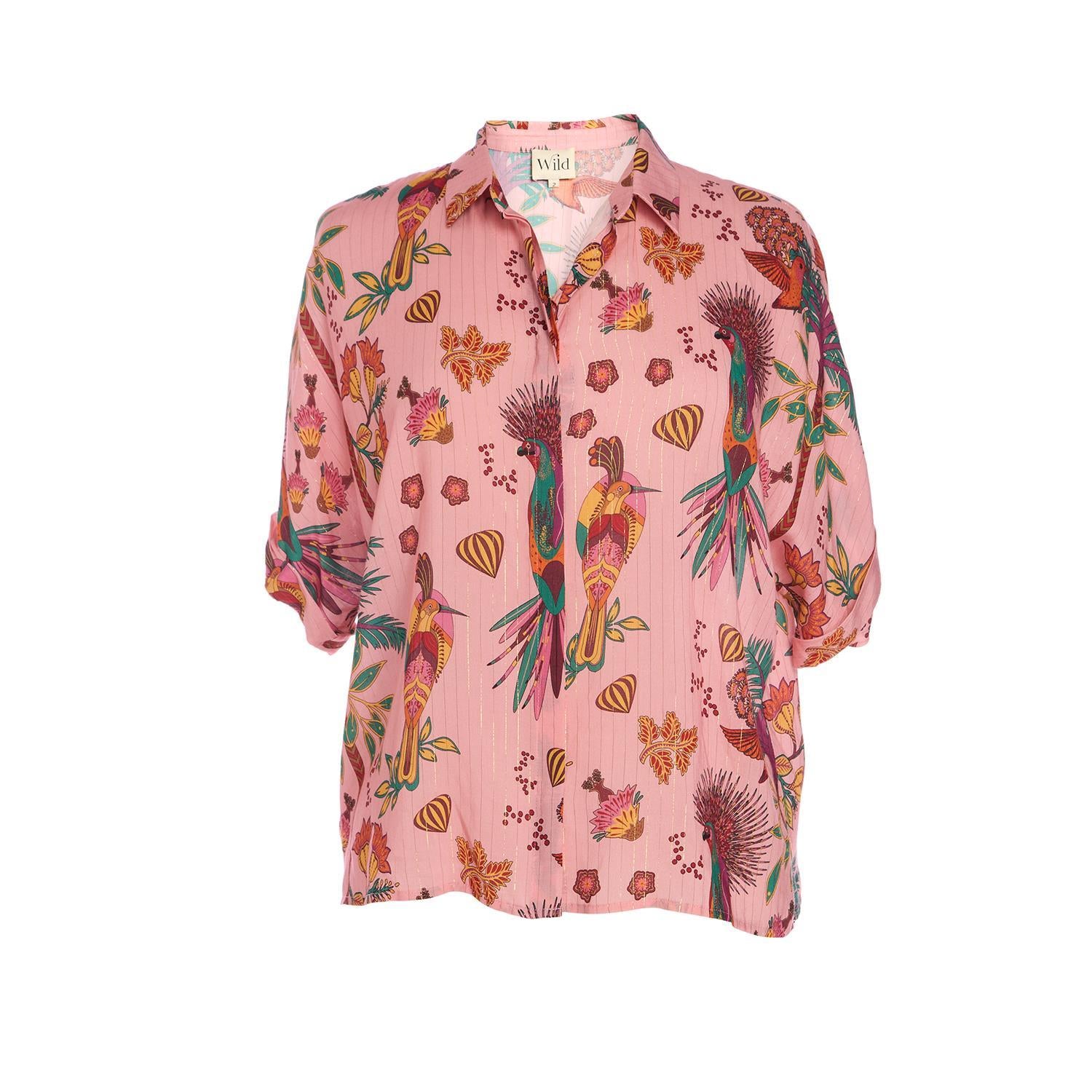 Magic India Rose Blouse (FINAL SALE)