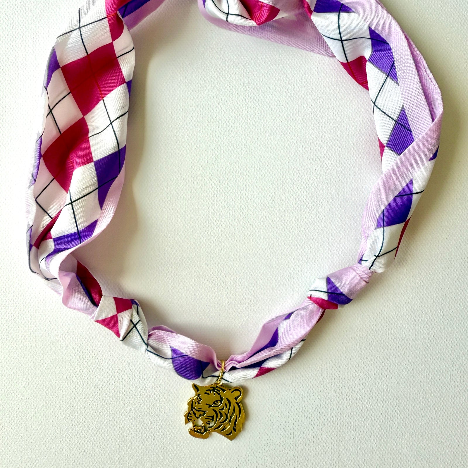 Gold Tiger - Game Day Scarf Necklace