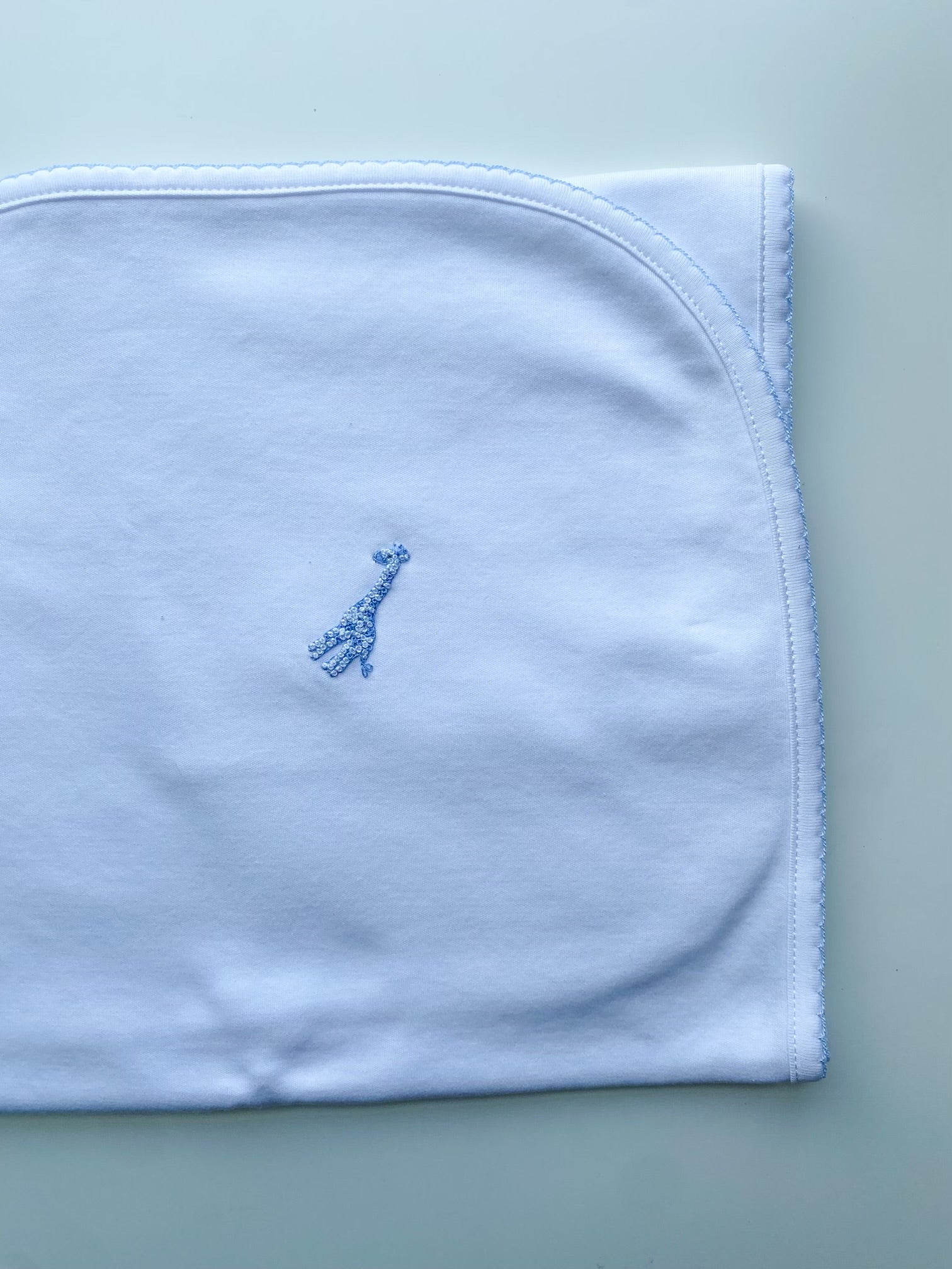 Blue Safari Emblem Blanket (FINAL SALE)