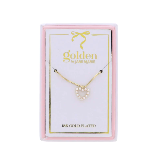 Pearl Heart Necklace