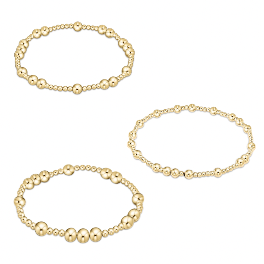 Hope Unwritten Bead Bracelet Gold