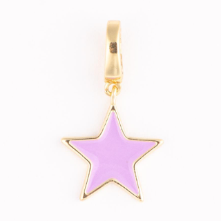 Purple Star Charm