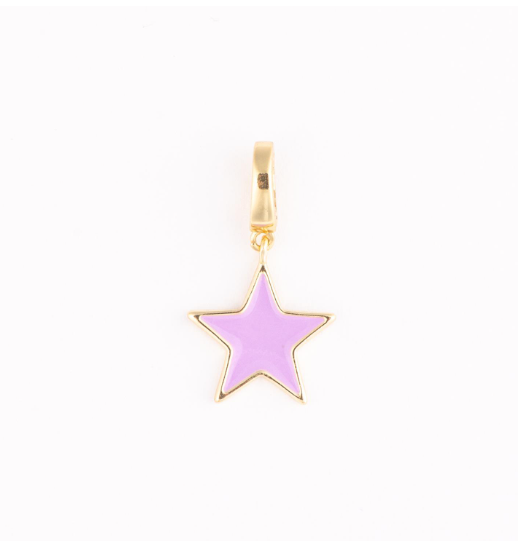 Purple Star Charm
