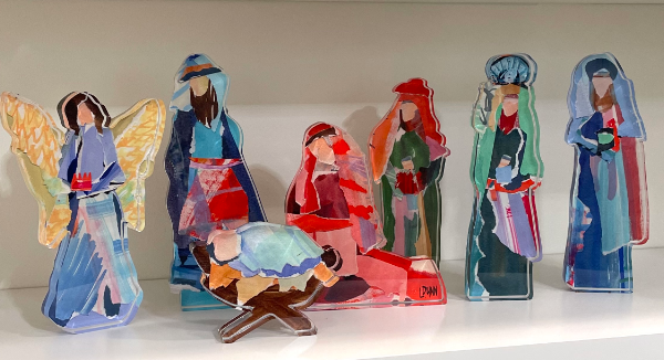 Large Acrylic Nativity Set
