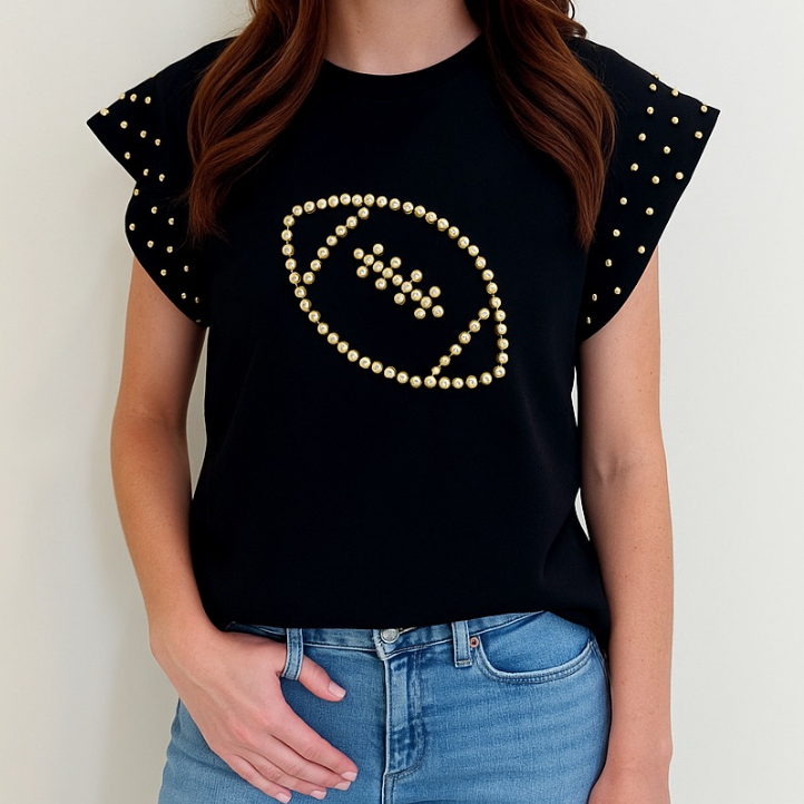 Football Pearl Flutter Sleeve (FINAL SALE)