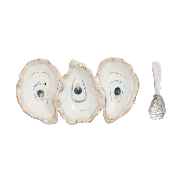 Oyster Triple Tidbit Set