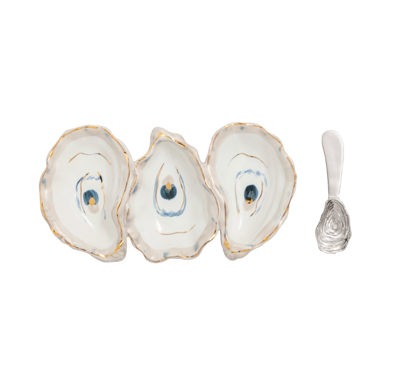 Oyster Triple Tidbit Set