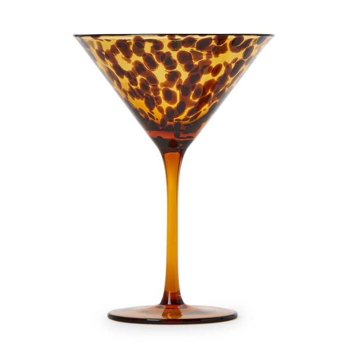 Tortoise Martini Glass