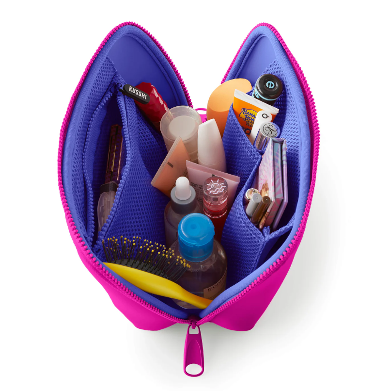 Neoprene Makeup Bag- Pink