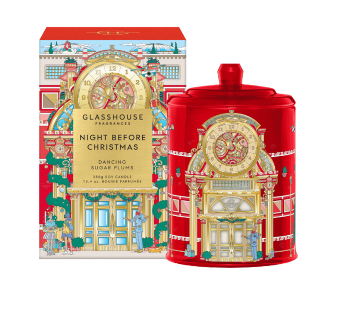 Night Before Christmas Candle