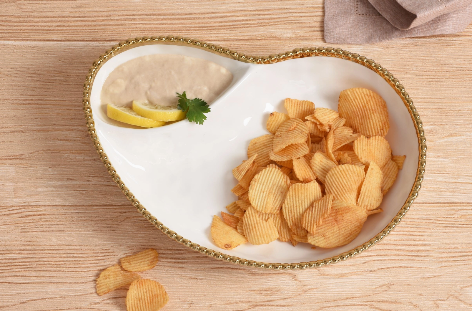 2 Section Serving Piece