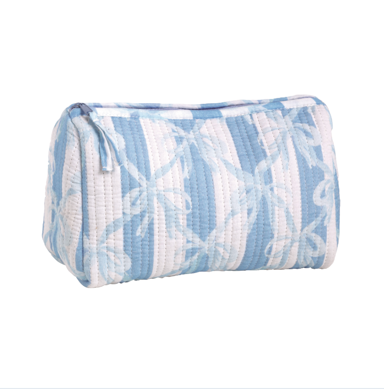 Blue Bow Block Print Case