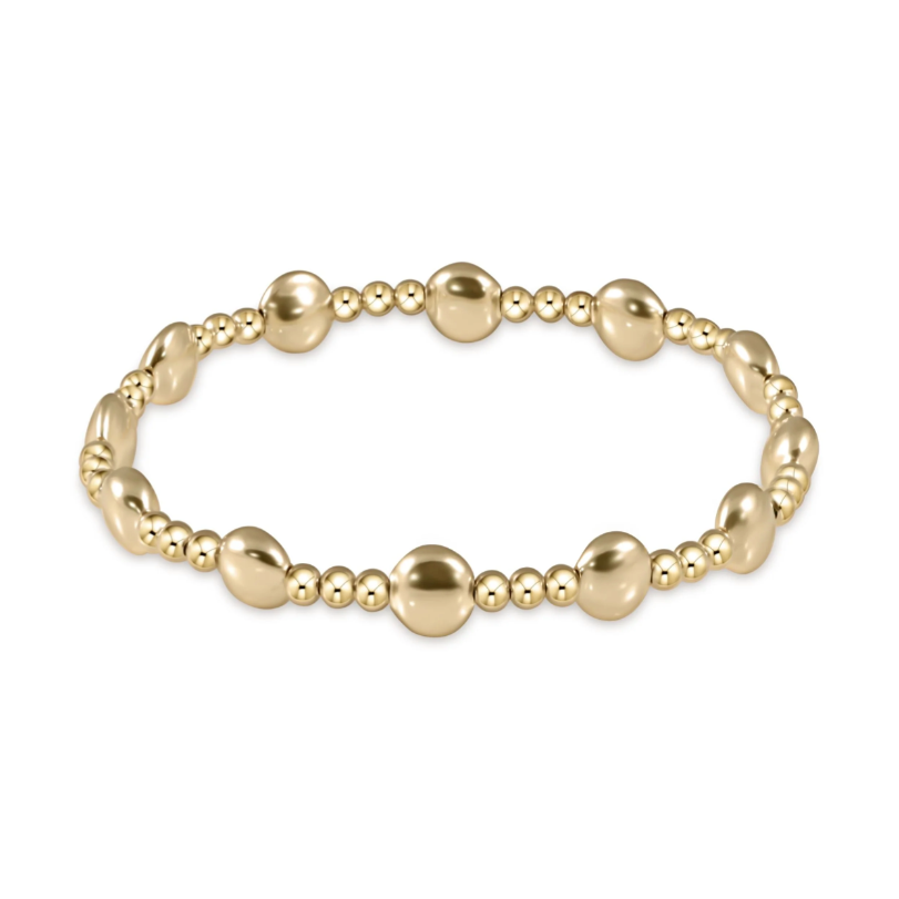 Honesty Sincerity Gold 6mm Bracelet